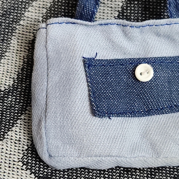 2005 Miami Getaway Chelsea Mattel My Scene Doll Blue Denim Tote Bag Purse - Picture 4 of 13